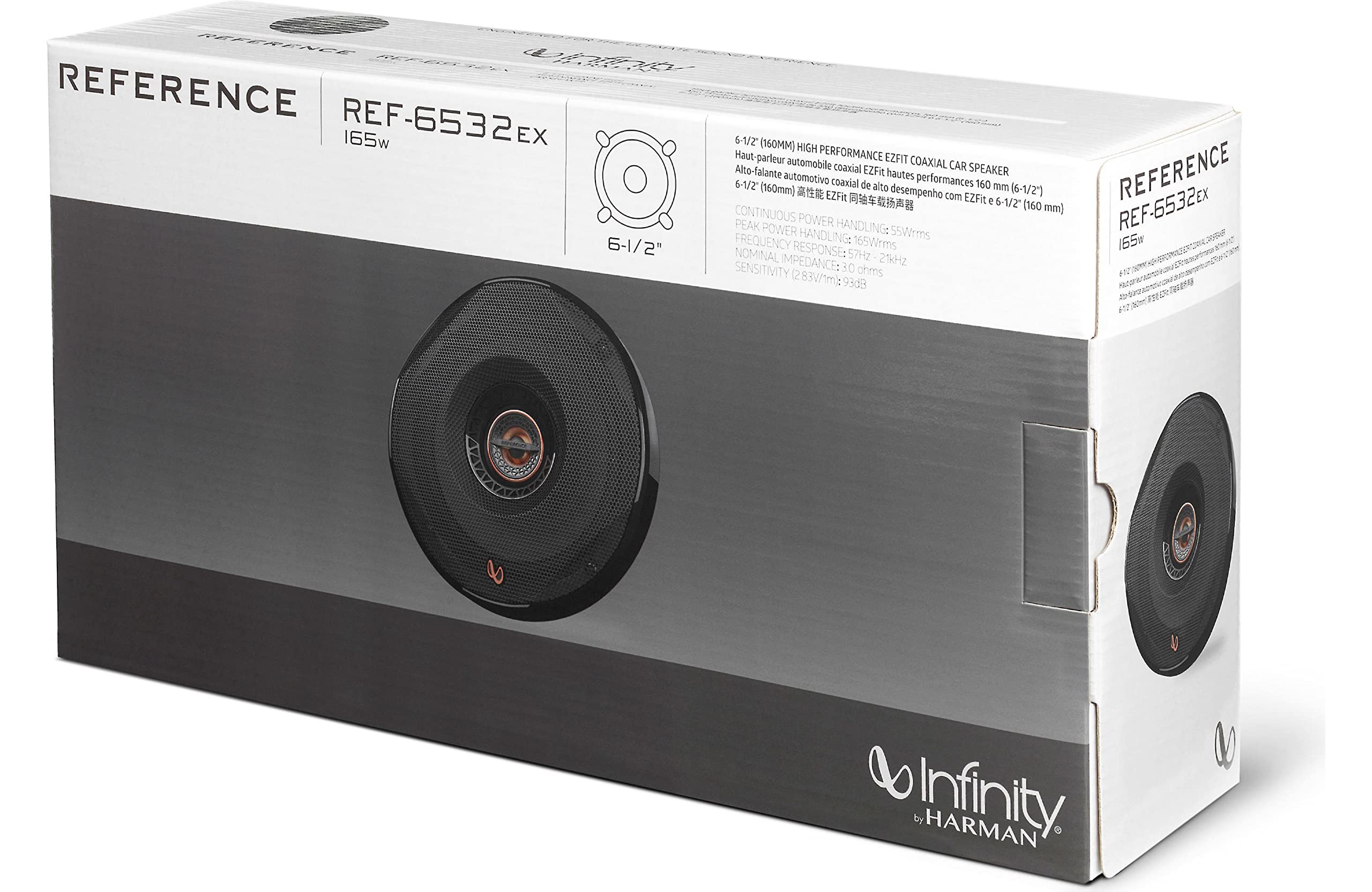Amazon.com: Infinity REF-6522EX Shallow-Mount 6-1/2 Inch Coaxial